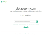 Tablet Screenshot of datazoom.com